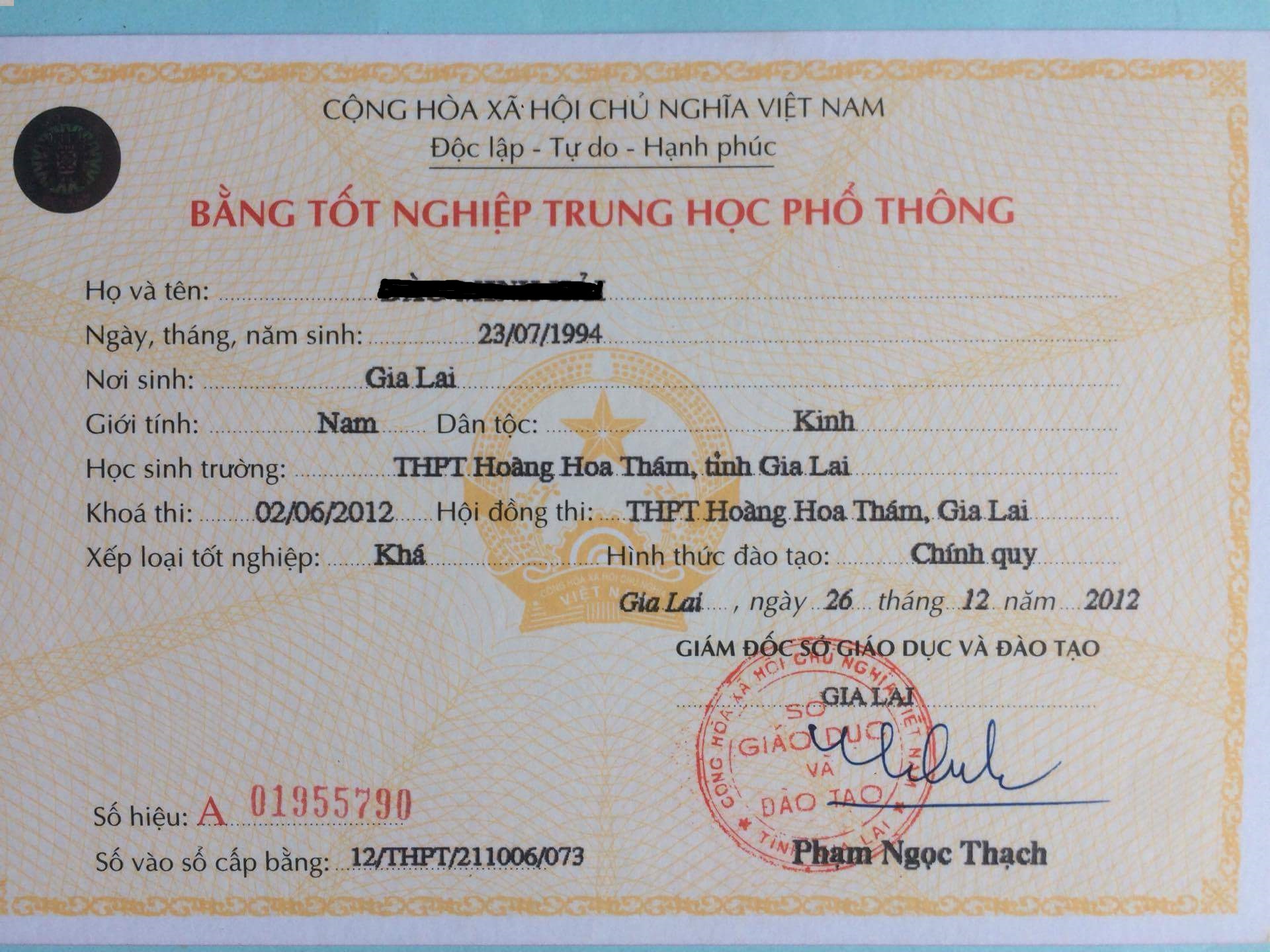 làm bằng phôi thật